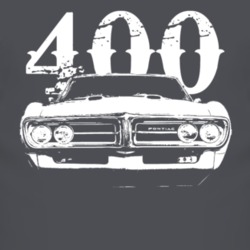 1967 Pontiac Firebird Grill View With Engine Size Faded Look Dark T Sh
