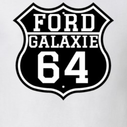 1964 Galaxie Highway Route Sign Classic Car T Shirt