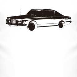 1964 Plymouth Barracuda Side View Faded Look Light T Shirt