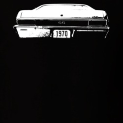 1970 Chevy Nova Rear Custom Dark Shirt