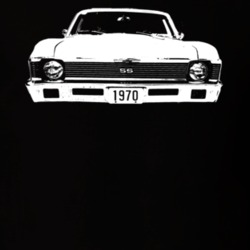 1970 Chevy Nova Grill Custom Dark Color Shirt