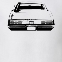 1968 Pontiac Firebird Rear View Light Shirt