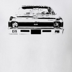 1970 Chevy Nova Grill Light Color Shirt