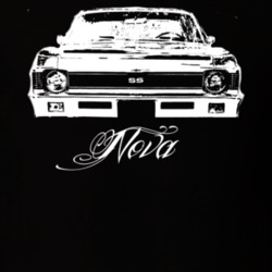 1970 Chevy Nova Grill Model Name Dark Shirt
