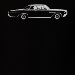 1965 Buick Skylark Side White Graphic Side T Shirt