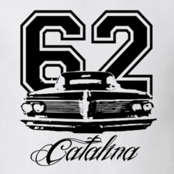 1962 Pontiac Catalina Grill Year Model Name Light Shirt