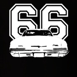 1966 Chevy Caprice Rear View Year Dark Shirt