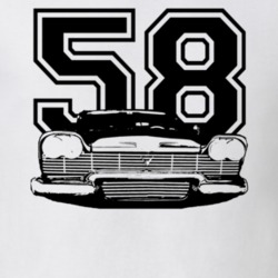 1958 Plymouth Fury Grill Year Light Shirt