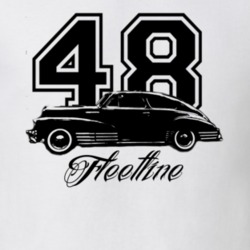 1948 Fleetline Areosedan Coupe Side Year Model Black Graphic T Shirt