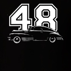 1948 Fleetline Areosedan Coupe Side Year White Graphic T Shirt
