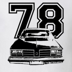 1978 Oldsmobile Delta 88 Royale Grill Year Light Color Shirt
