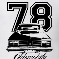 1978 Oldsmobile Delta 88 Royale Grill Year Model Light Color Shirt