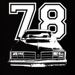1978 Oldsmobile Delta 88 Royale Grill Year Dark Shirt