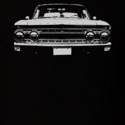 1962 Mercury Comet Faded Look Grill View Dark Color Shirt