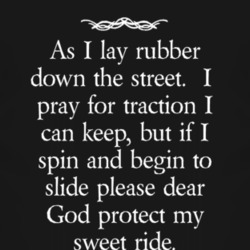 Car Lovers Prayer Dark T Shirt