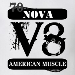 1970 Chevy Nova American Muscle V8 Car Lover T Shirt
