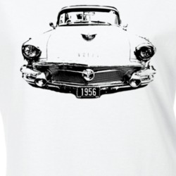 1956 Buick Roadmaster Coupe Grill View Light Color Shirt