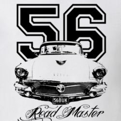 1956 Buick Roadmaster Coupe Grill Year Model Name Light Color Shirt