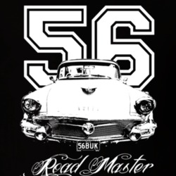 1956 Buick Roadmaster Coupe Grill Year Model Name Dark Color Shirt