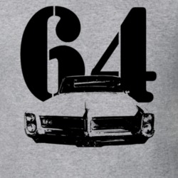 1964 Grand Prix Grill View With Year Shirt