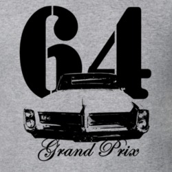 1964 Grand Prix Gril View With Year and Model Shirt