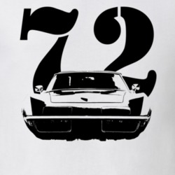 1972 Stingray Grill View With Year Light Color Shirt