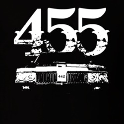 1970 Oldsmobile 442 Grill View With Engine Size Faded Look Dark T Shir
