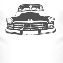 1950_Mercury_Monarch_Grill_Black_Graphic T Shirt