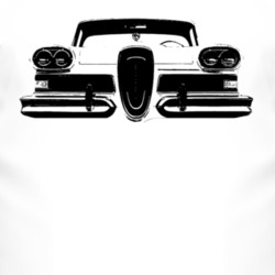 1958_Edsel_Grill_Black_Graphic T Shirt