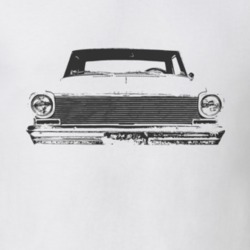 1963_CHEVY_NOVA_Grille_Black_Graphic T Shirt