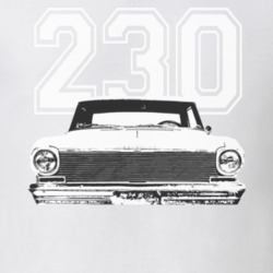 1963_CHEVY_NOVA_Grille_White_Graphic_Engine_Size T Shirt