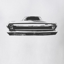 1963_CHEVY_NOVA_Rear_Black_Graphic T Shirt