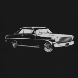 1963_CHEVY_NOVA_Side_White_Graphic T Shirt