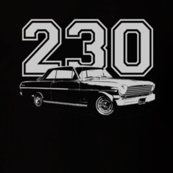 1963_CHEVY_NOVA_Side_White_Graphic_Engine_Size T Shirt