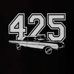 1964_BUICK_WILDCAT_Side_White_Graphic_Engine Size T Shirt