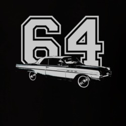 1964_BUICK_WILDCAT_Side_White_Graphic_Year T Shirt