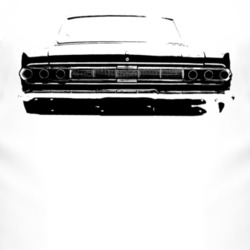 1964_Mercury_Comet_Rear_Black_Graphic T Shirt