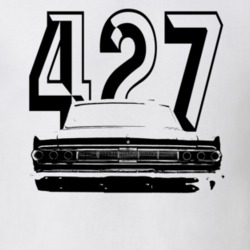 1964_Mercury_Comet_Rear_Black_Graphic_Engine T Shirt