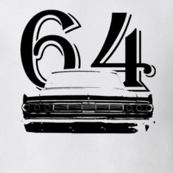 1964_Mercury_Comet_Rear_Black_Graphic_Year T Shirt