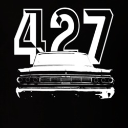 1964_Mercury_Comet_Rear_White_Graphic_Engine T Shirt