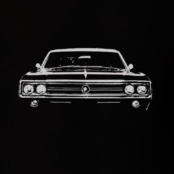 1965_BUICK_WILDCAT_Grille_White_Graphic_ T Shirt