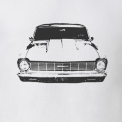 1965_Chevy_Nova_Grille_Black_Graphic T Shirt