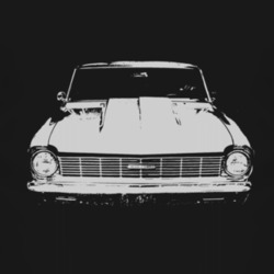 1965_Chevy_Nova_Grill_White_Graphic T Shirt