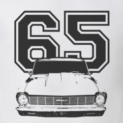 1965_Chevy_Nova_Grille_White_Graphic_Year (2) T Shirt