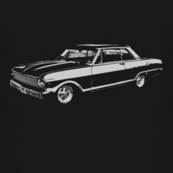 1965_CHEVY_NOVA_Side_White_Graphic T Shirt