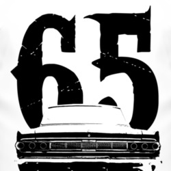 1965_Mercury_Comet_Rear_Black_Graphic_Year T Shirt