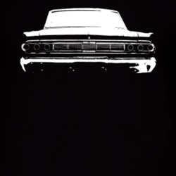 1965_Mercury_Comet_Rear_White_Graphic T Shirt