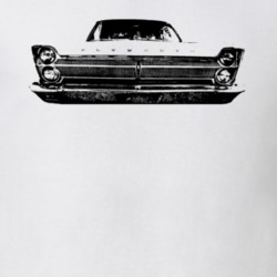 1965_Plymouth_Fury_Grill_Black_Graphic T Shirt