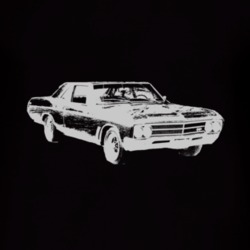 1966_BUICK_SKYLARK_Side_White_Graphic T Shirt