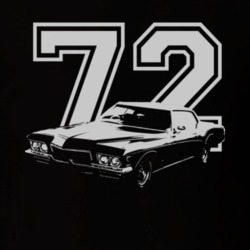 1972 Buick Riviera With Year Dark Shirt